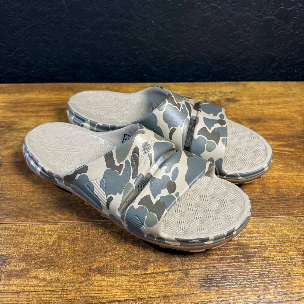 Danner Shelter Cove 36444 Muckberry Duck Camo Slide Sandals Mens 10